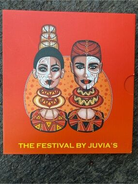 Juvia's Place Saharan Eyeshadow Palette - Vibrant Orange with Yellow Accents